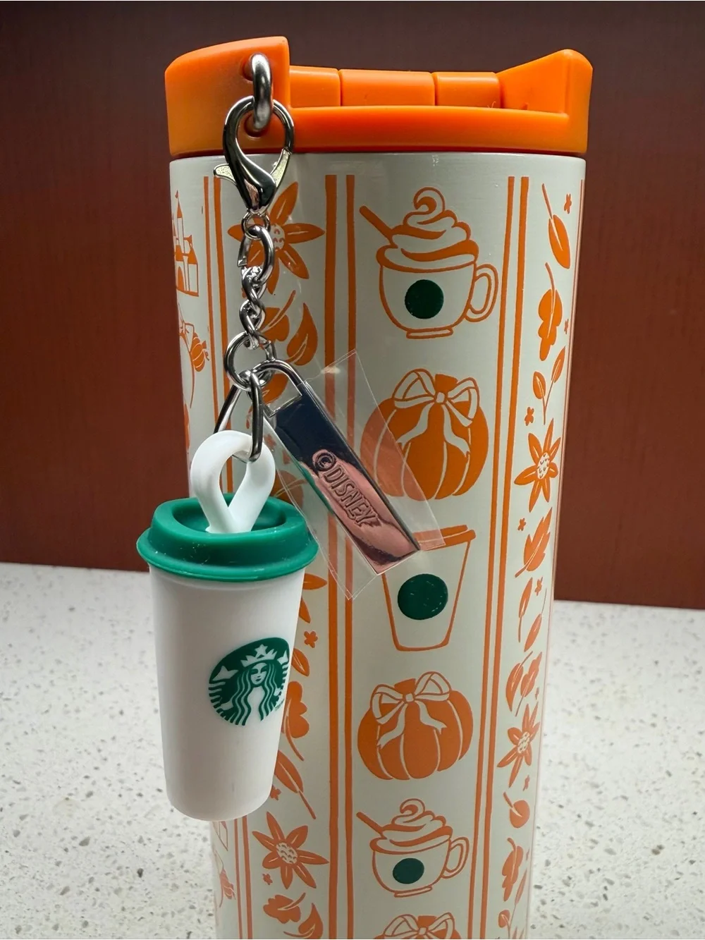 NEW 2026 DISNEY WORLD STARBUCKS PUMPKIN SPICE FALL COLLECTION 16oz TUMBLER